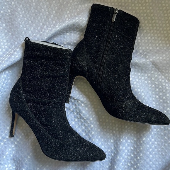 Sam Edelman Metallic Sock Bootie - Picture 1 of 7
